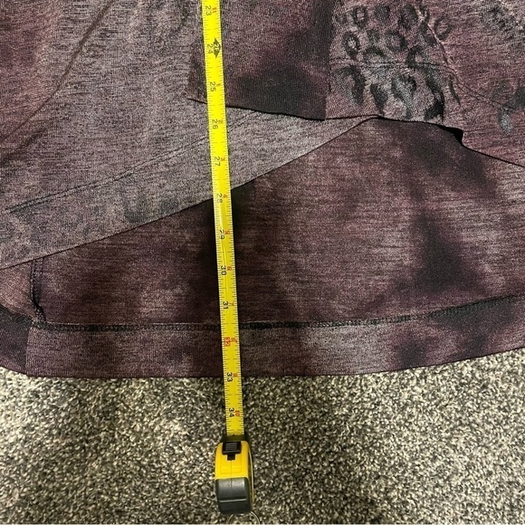 3/$20 Soft Works Purple Animal Print Cardigan - Picture 8 of 8